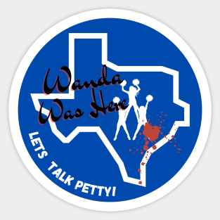 Wanda Was Here! Sticker